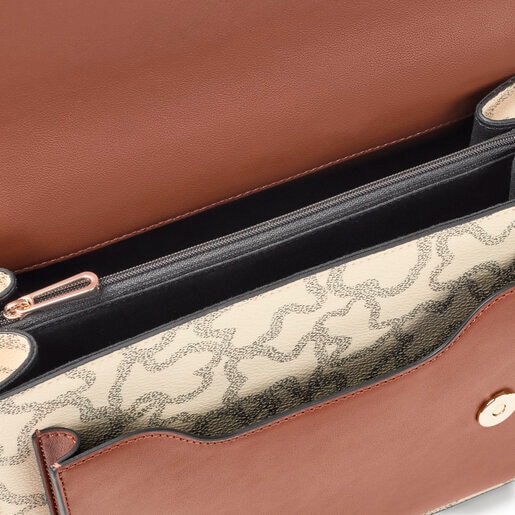 Tous Sac à Bandoulière Audree Beige Moyen Kaos Icon