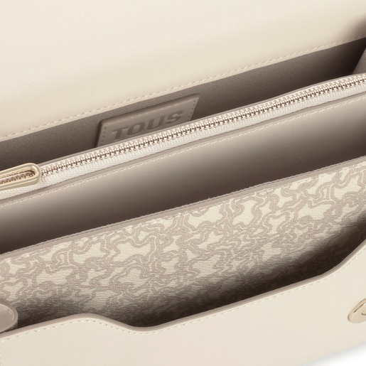 Tous Sac à Bandoulière Audree Beige Moyen Kaos Mini Lines