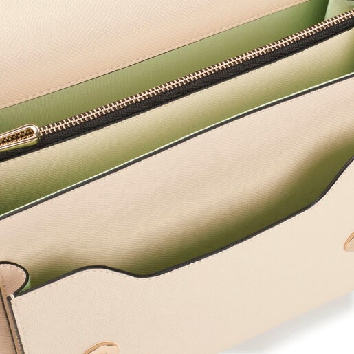 Tous Sac à Bandoulière Audree Beige Moyen TOUS La Rue