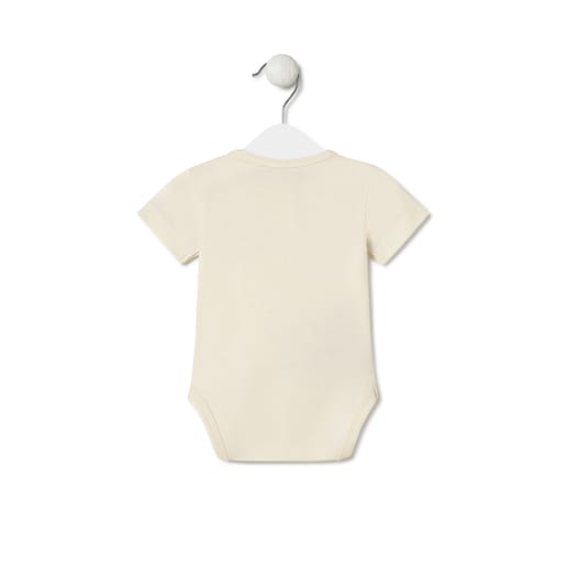 Tous Baby bodysuit in Classic ecru