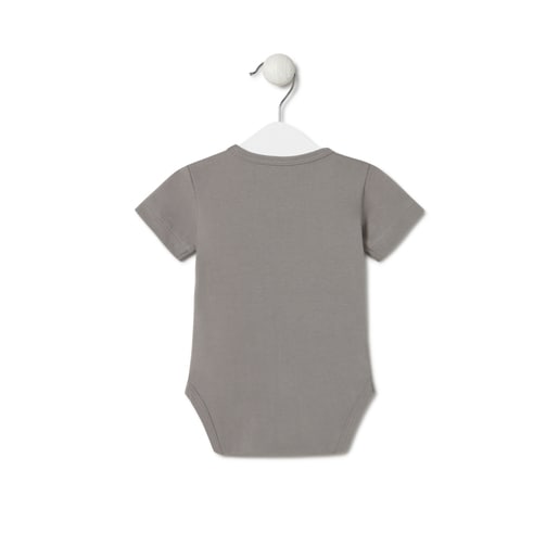 Tous Baby bodysuit in Classic grey