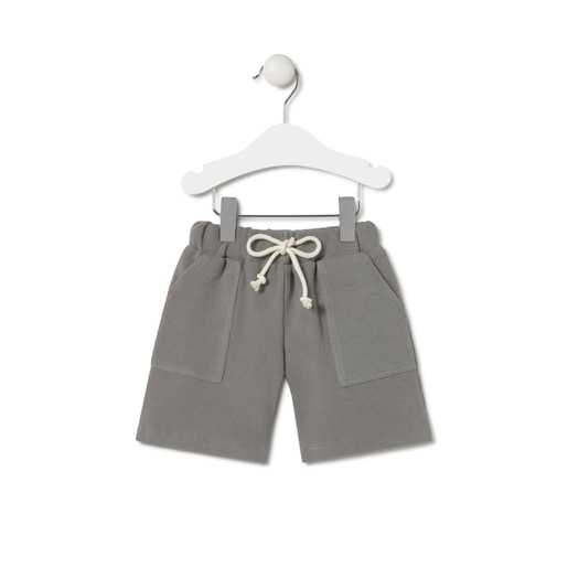 Tous Baby Boys Outfit In Classic Grey