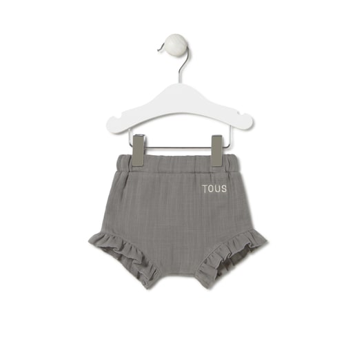 Tous Baby Girls Outfit In Classic Grey