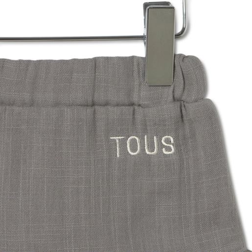 Tous Baby Girls Outfit In Classic Grey