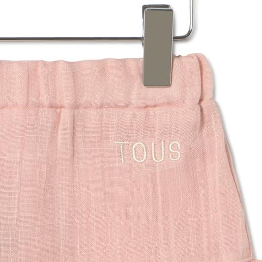 Tous Baby Girls Outfit In Classic Pink