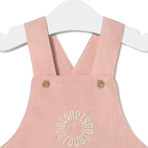 Tous Baby Romper In Classic Pink