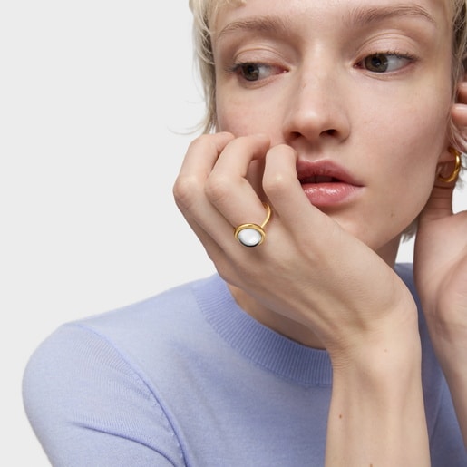 Tous Bague Bicolore Plump
