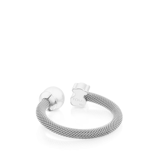Tous Bague Mesh En Argent