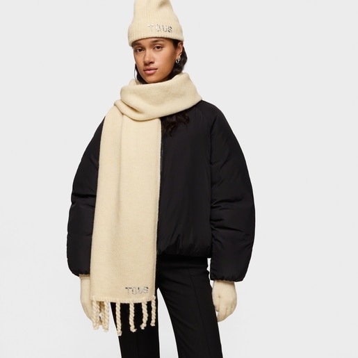 Tous Bonnet Beanie Beige TOUS Crystal