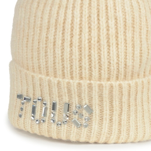 Tous Bonnet beanie beige TOUS Crystal