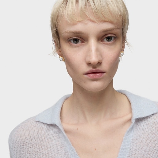 Tous Boucles D’oreilles Bicolores Plump