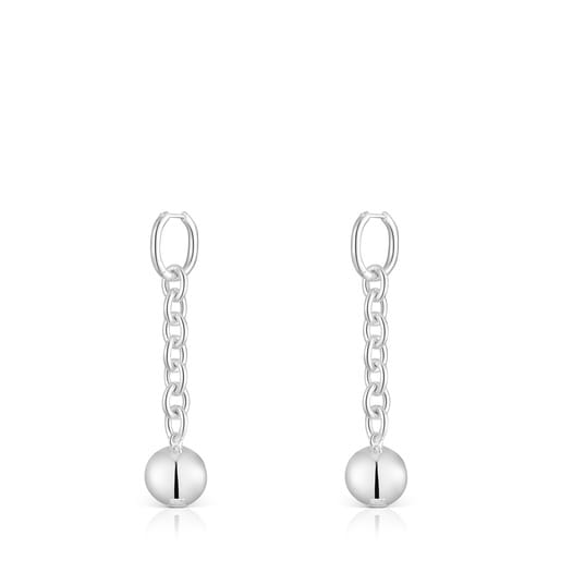 Tous Boucles D’oreilles En Argent Longues Plump