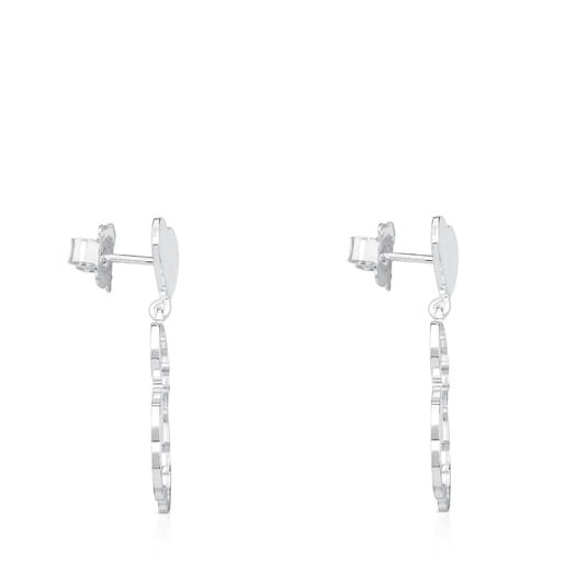 Tous Boucles d’oreilles New Silueta en argent