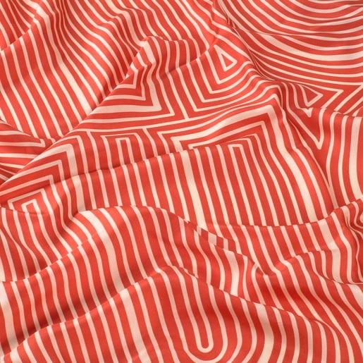 Tous Foulard carré orange TOUS Maze