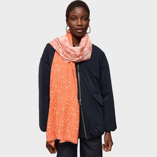 Tous Foulard Orange Kaos Mini Lines