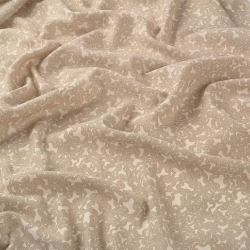 Tous Foulard taupe Kaos Mini Lines