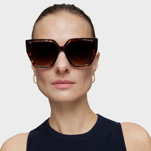 Tous Lunettes de soleil havane TOUS Square Icon