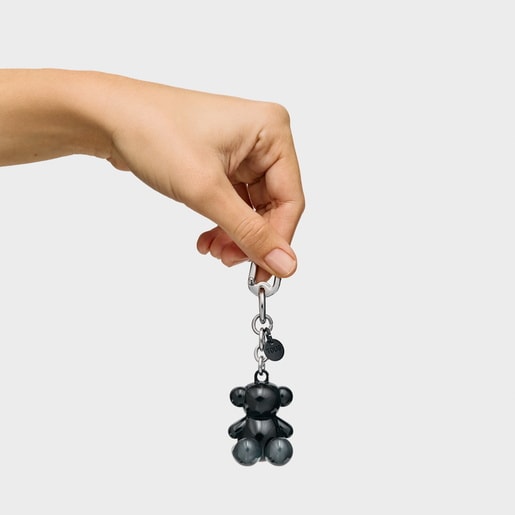 Tous Porte-clés Metal Noir Bold Bear