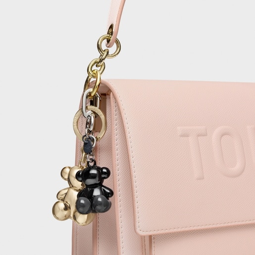 Tous Porte-clés Metal Noir Bold Bear