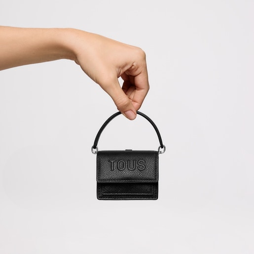 Tous Porte-clés Mini Sac à Bandoulière Noir Audree