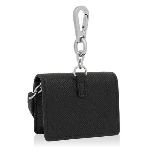 Tous Porte-clés mini sac à bandoulière noir Audree