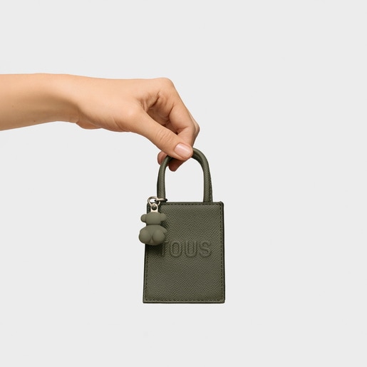 Tous Porte-clés Mini Sac Pop Kaki