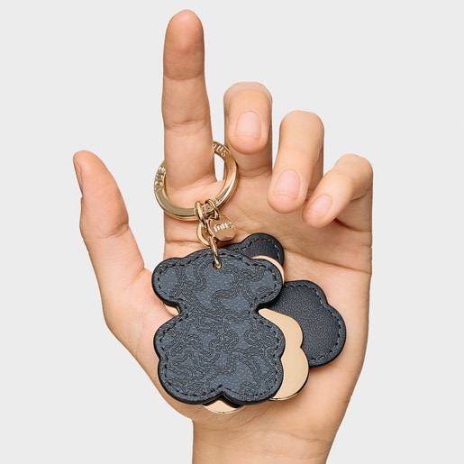 Tous Porte-clés Noir Triple Bear