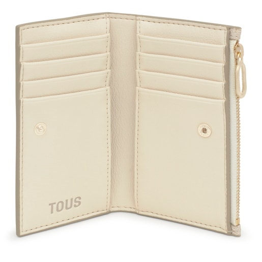 Tous Portefeuille Beige TOUS Buckles Silhouette