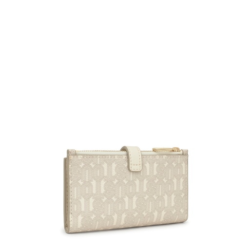 Tous Portefeuille beige TOUS Buckles Silhouette