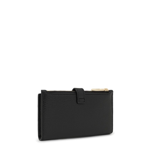 Tous Portefeuille en cuir noir TOUS Buckles