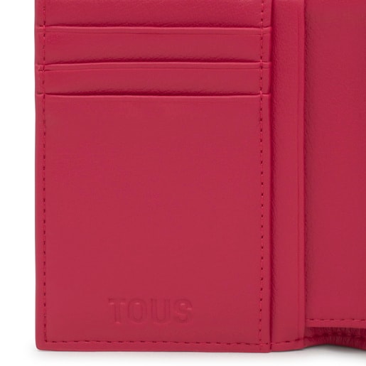 Tous Portefeuille Pocket Fuchsia TOUS Bloom