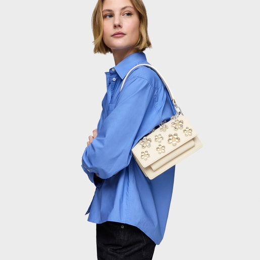 Tous Sac à Bandoulière Beige Petit Audree Daisy