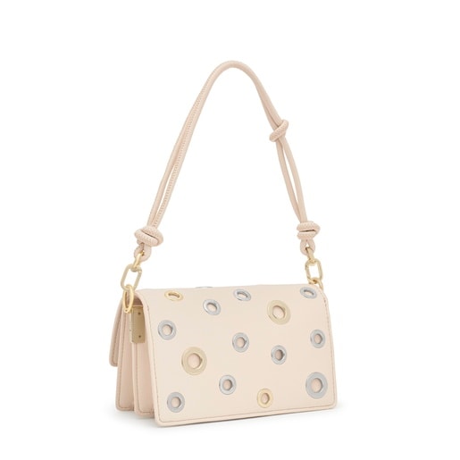 Tous Sac à bandoulière beige petit Audree Eyelets