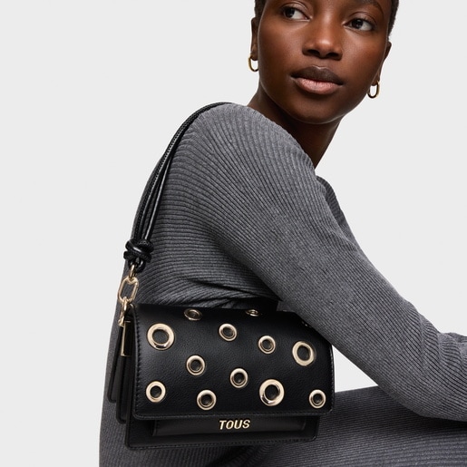 Tous Sac à Bandoulière Noir Petit Audree Eyelets