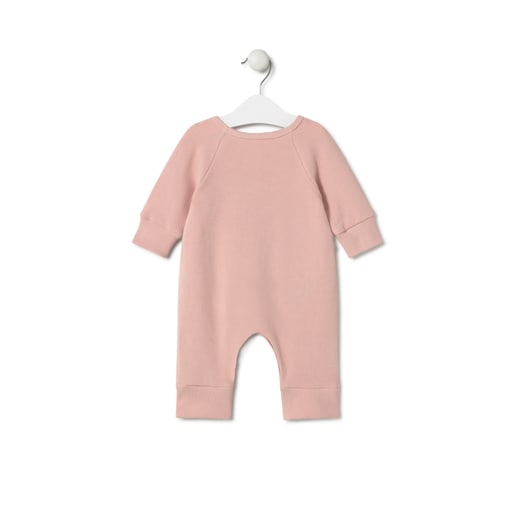 Tous Wrap-over baby playsuit in Classic pink