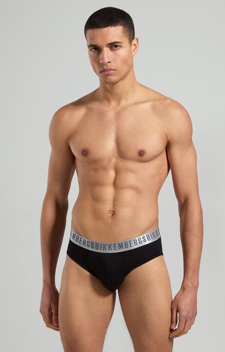 Bikkembergs 2-pack Silver Men's Briefs