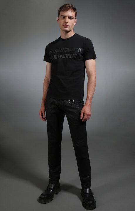 Bikkembergs Black Men's Black Cotton T-shirt