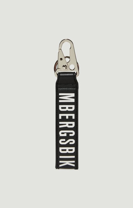 Bikkembergs Black Men's Eco Leather Keyholder