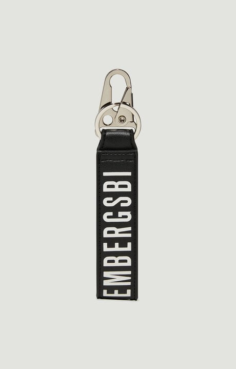 Bikkembergs Black Men's Eco Leather Keyholder