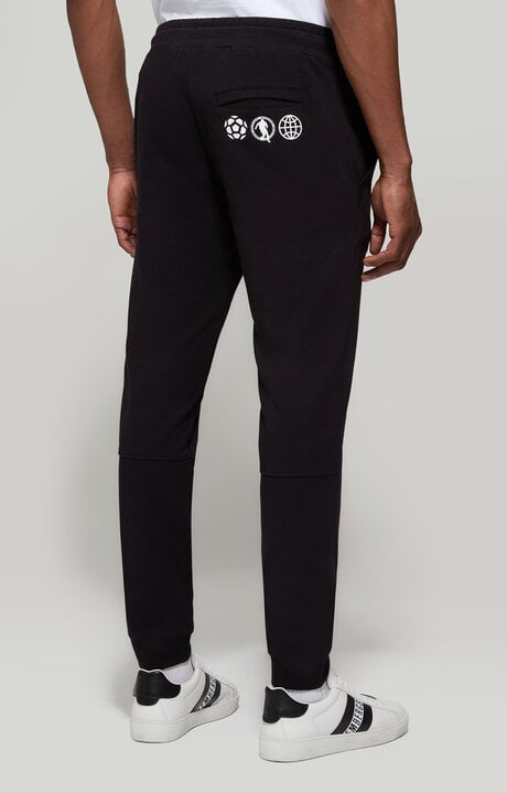 Bikkembergs Black Men's Fleece Joggers