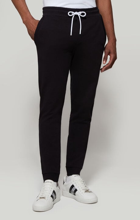 Bikkembergs Black Men's Fleece Joggers