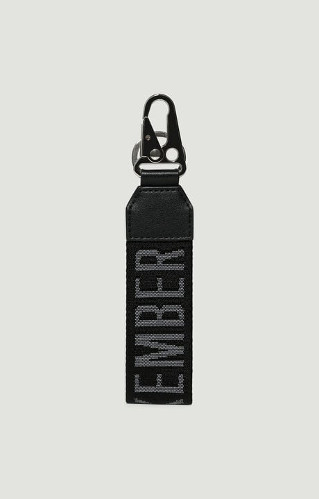 bikkembergs Black Men's jacquard keyholder