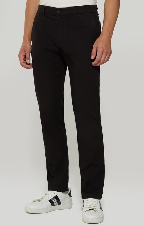 Bikkembergs Black Men's Pants With Pocket Detail
