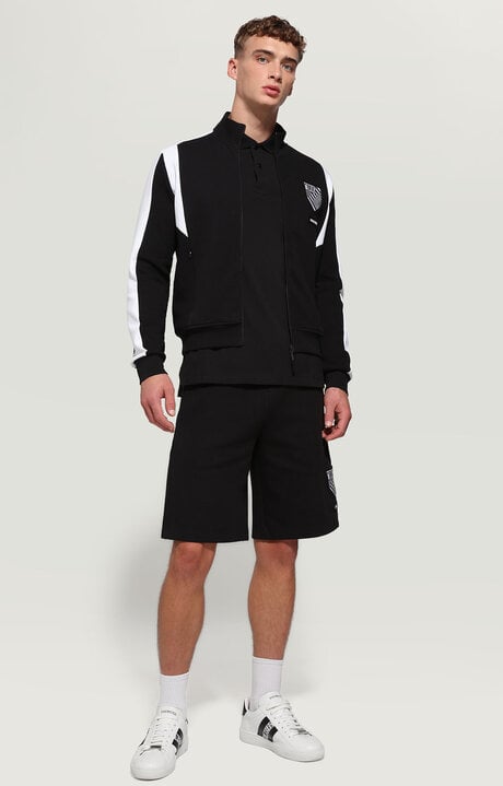 Bikkembergs Black Men's Polo Shirt With Patch