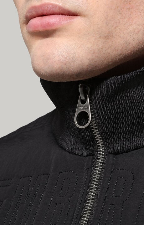 Bikkembergs Black Men's Quilted Puffer Jacket