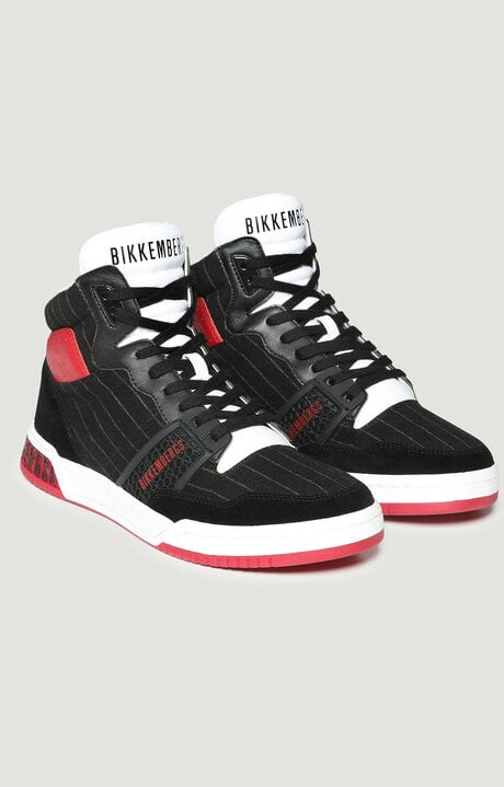 Bikkembergs Black Sigger Men's High Top Sneakers