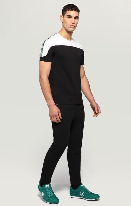 Bikkembergs Black Sweatpants With Applique