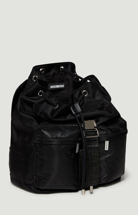 Bikkembergs Black Women's Backpack With Flap - Ryder