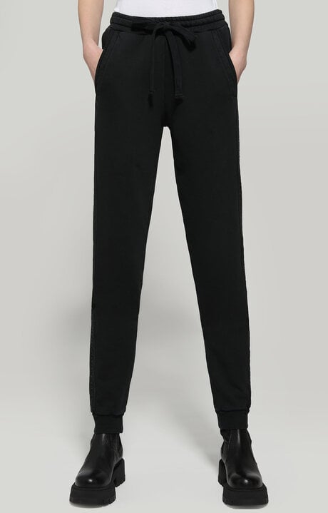 Bikkembergs Black Women's Joggers - Garment Dyed