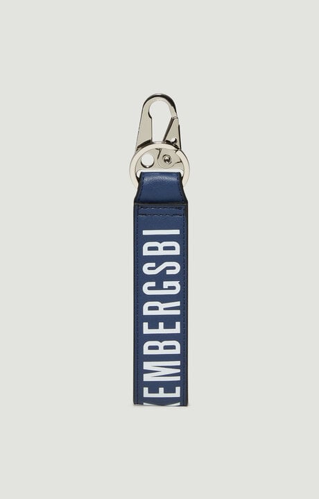 bikkembergs Blue Men's eco leather keyholder